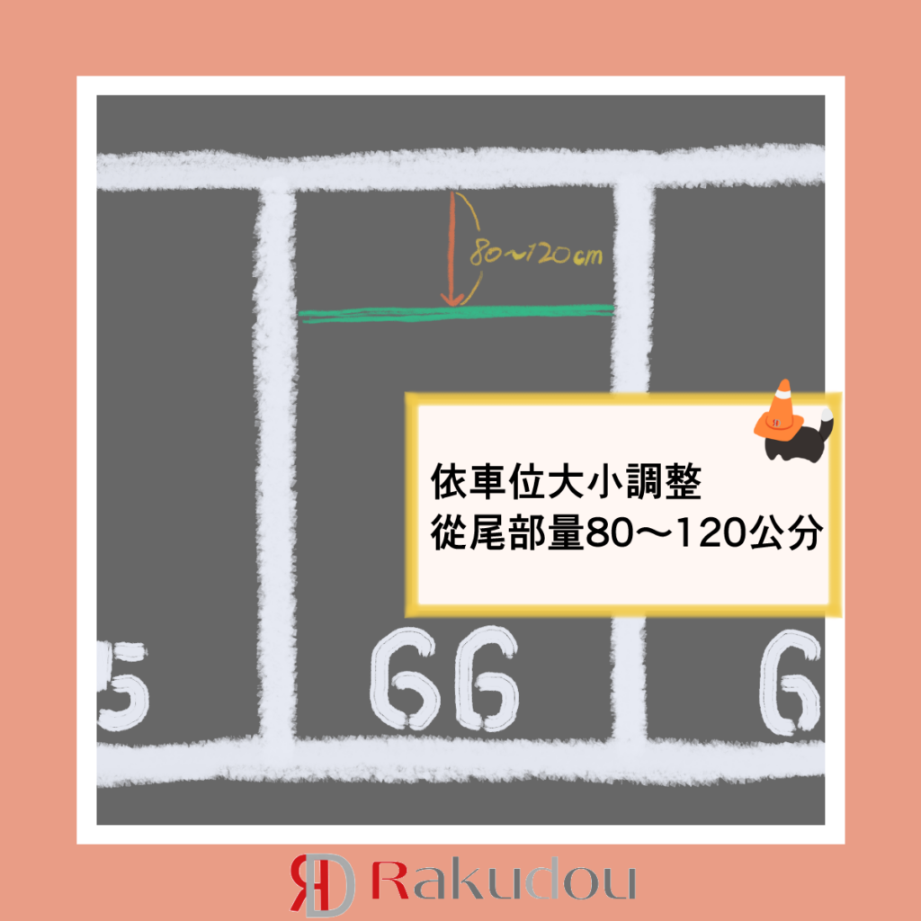 車輪擋安裝測量